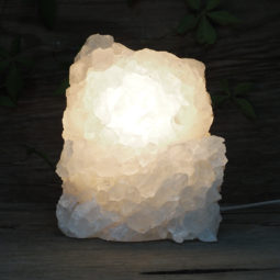 3.01kg Clear Quartz Cluster Lamp with LED Bulb DK504 | Himalayan Salt Factory