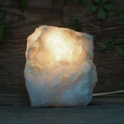1.80kg Clear Quartz Cluster Lamp with LED Bulb DK509 | Himalayan Salt Factory