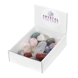 1kg Mixed Crystal Tumbled Stone (3cm – 4cm) Parcel | Himalayan Salt Factory