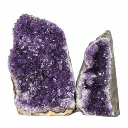 Amethyst Crystal Geode Specimen Set DN1461 | Himalayan Salt Factory