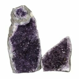 Amethyst Crystal Geode Specimen Set DN1465 | Himalayan Salt Factory