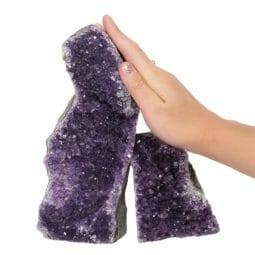 2.25kg Amethyst Crystal Geode Specimen Set 2 Pieces DN1467 5 Amethyst Crystal Geode Specimen Set DN1467 | Himalayan Salt Factory