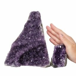 2.47kg Amethyst Crystal Geode Specimen Set 2 Pieces DN1471 5 Amethyst Crystal Geode Specimen Set DN1471 | Himalayan Salt Factory
