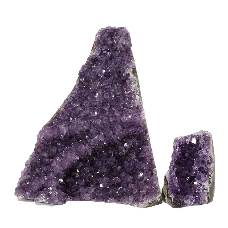 2.47kg Amethyst Crystal Geode Specimen Set 2 Pieces DN1471 3 Amethyst Crystal Geode Specimen Set DN1471 | Himalayan Salt Factory