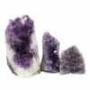 2.27kg Amethyst Crystal Geode Specimen Set 3 Pieces DN1478 2 Amethyst Crystal Geode Specimen Set DN1478 | Himalayan Salt Factory