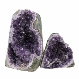Amethyst Crystal Geode Specimen Set DN1483 | Himalayan Salt Factory