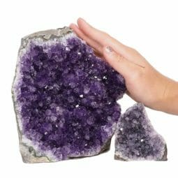 Amethyst Crystal Geode Specimen Set DN1485 | Himalayan Salt Factory