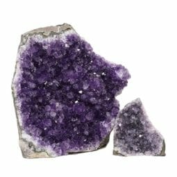 Amethyst Crystal Geode Specimen Set DN1485 | Himalayan Salt Factory