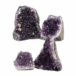 Amethyst Crystal Geode Specimen Set DN1491 | Himalayan Salt Factory