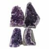 2.51kg Amethyst Crystal Geode Specimen Set 4 Pieces DN1492 2 Amethyst Crystal Geode Specimen Set DN1492 | Himalayan Salt Factory