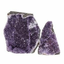 Amethyst Crystal Geode Specimen Set DN1497 | Himalayan Salt Factory