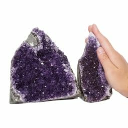 2.20kg Amethyst Crystal Geode Specimen Set 2 Pieces DN1498 5 Amethyst Crystal Geode Specimen Set DN1498 | Himalayan Salt Factory