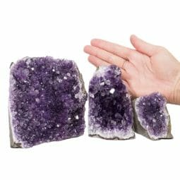 Amethyst Crystal Geode Specimen Set DN1502 | Himalayan Salt Factory