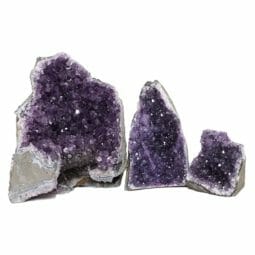 Amethyst Crystal Geode Specimen Set DN1511 | Himalayan Salt Factory