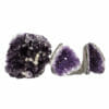 2.19kg Amethyst Crystal Geode Specimen Set 3 Pieces DN1512 1 Amethyst Crystal Geode Specimen Set DN1512 | Himalayan Salt Factory