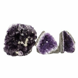 Amethyst Crystal Geode Specimen Set DN1512 | Himalayan Salt Factory