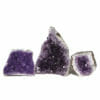 2.09kg Amethyst Crystal Geode Specimen Set 3 Pieces DN1513 1 Amethyst Crystal Geode Specimen Set DN1513 | Himalayan Salt Factory