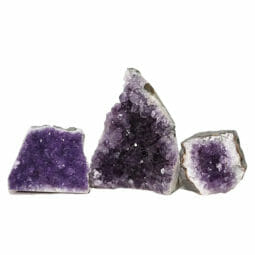 Amethyst Crystal Geode Specimen Set DN1513 | Himalayan Salt Factory