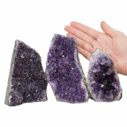 Amethyst Crystal Geode Specimen Set DN1517 | Himalayan Salt Factory