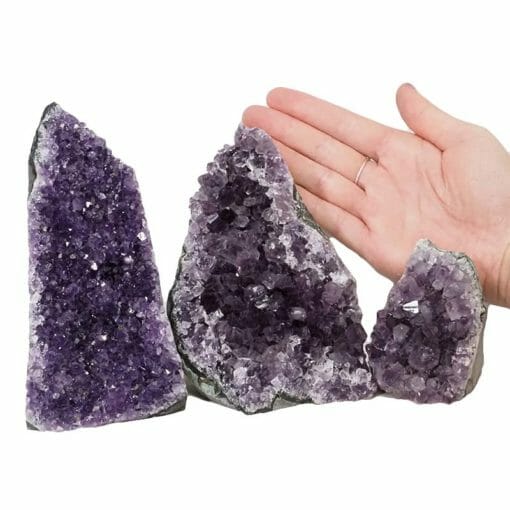 Amethyst Crystal Geode Specimen Set DN1518 | Himalayan Salt Factory