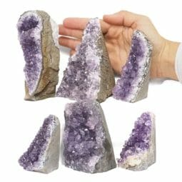 2.03kg Amethyst Mini Cluster Specimen Set 6 Pieces J1802 5 2.03kg Amethyst Mini Cluster Specimen Set 6 Pieces J1802 | Himalayan Salt Factory