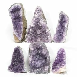 2.03kg Amethyst Mini Cluster Specimen Set 6 Pieces J1802 | Himalayan Salt Factory