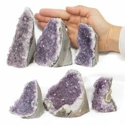 1.95kg Amethyst Mini Cluster Specimen Set 6 Pieces J1803 5 1.95kg Amethyst Mini Cluster Specimen Set 6 Pieces J1803 | Himalayan Salt Factory