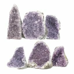 1.95kg Amethyst Mini Cluster Specimen Set 6 Pieces J1803 | Himalayan Salt Factory