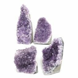 2.15kg Amethyst Mini Cluster Specimen Set 4 Pieces J1808 | Himalayan Salt Factory