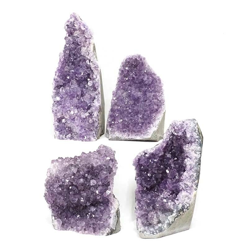 2.15kg Amethyst Mini Cluster Specimen Set 4 Pieces J1808 3 2.15kg Amethyst Mini Cluster Specimen Set 4 Pieces J1808 | Himalayan Salt Factory