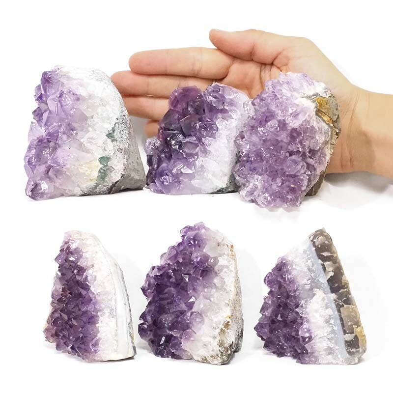 2.19kg Amethyst Mini Cluster Specimen Set 6 Pieces J1816 4 2.19kg Amethyst Mini Cluster Specimen Set 6 Pieces J1816 | Himalayan Salt Factory