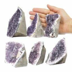 2.21kg Amethyst Mini Cluster Specimen Set 6 Pieces J1818 5 2.21kg Amethyst Mini Cluster Specimen Set 6 Pieces J1818 | Himalayan Salt Factory