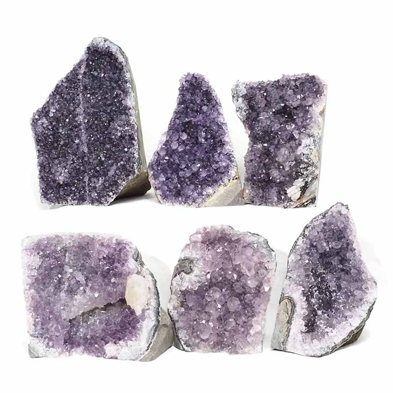 2.21kg Amethyst Mini Cluster Specimen Set 6 Pieces J1818 3 2.21kg Amethyst Mini Cluster Specimen Set 6 Pieces J1818 | Himalayan Salt Factory