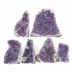 2.17kg Amethyst Mini Cluster Specimen Set 6 Pieces J1819 | Himalayan Salt Factory