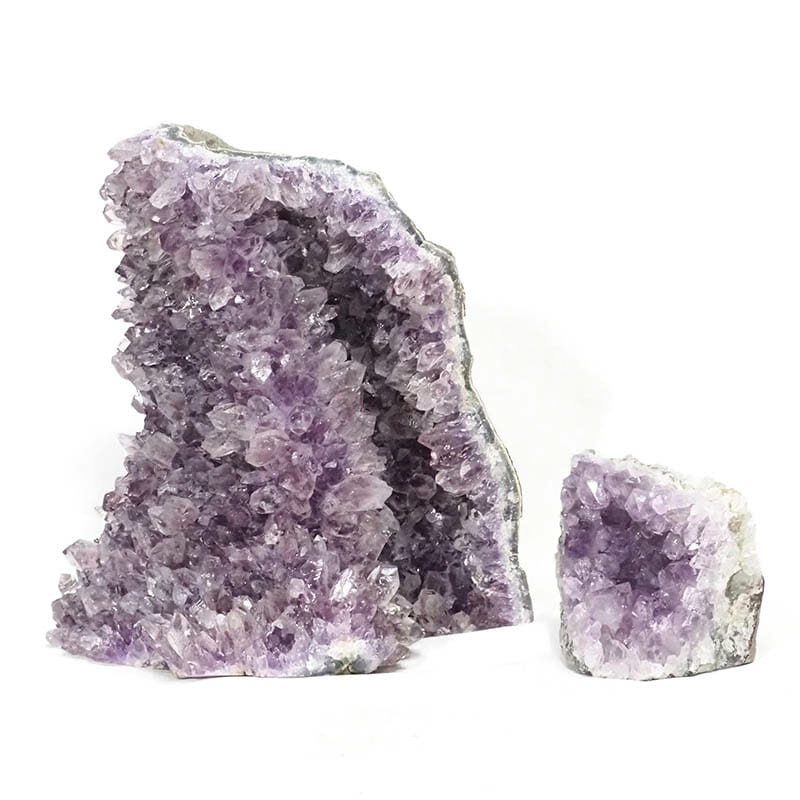 3.10kg Amethyst Mini Cluster Specimen Set 2 Pieces J1823 3 3.10kg Amethyst Mini Cluster Specimen Set 2 Pieces J1823 | Himalayan Salt Factory