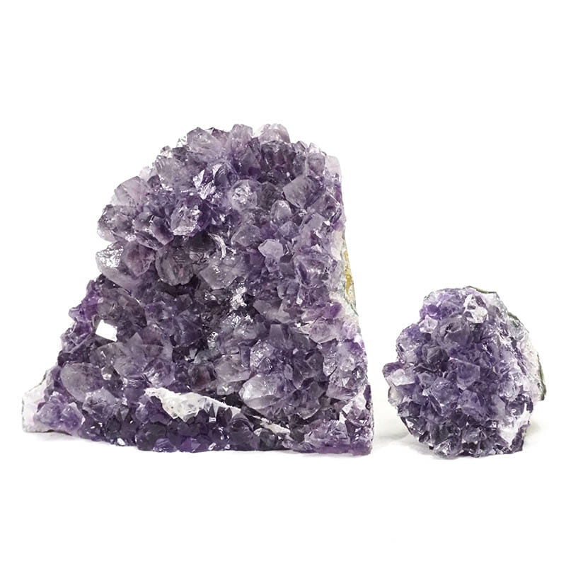 2.93kg Amethyst Mini Cluster Specimen Set 2 Pieces J1827 3 2.93kg Amethyst Mini Cluster Specimen Set 2 Pieces J1827 | Himalayan Salt Factory
