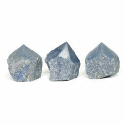 Natural Blue Quartz Rough Point Set 3 7 Natural Blue Quartz Rough Point Set 3 | Himalayan Salt Factory