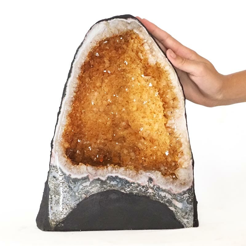 8.42kg Natural Citrine Geode - A Grade DS1821 4 Natural Citrine Geode – A Grade DS1821 | Himalayan Salt Factory