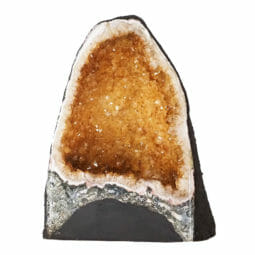 Natural Citrine Geode – A Grade DS1821 | Himalayan Salt Factory