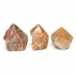 Natural Orchid Calcite Rough Point Set 3 | Himalayan Salt Factory