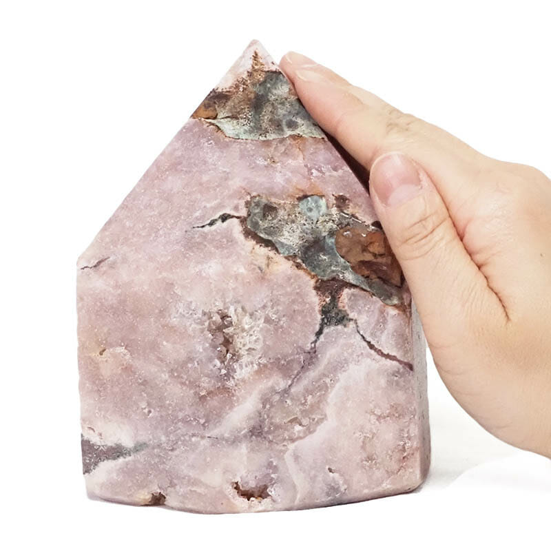 1.50kg Natural Pink Amethyst Terminated Point DS1722 4 Natural Pink Amethyst Point DS1722 | Himalayan Salt Factory