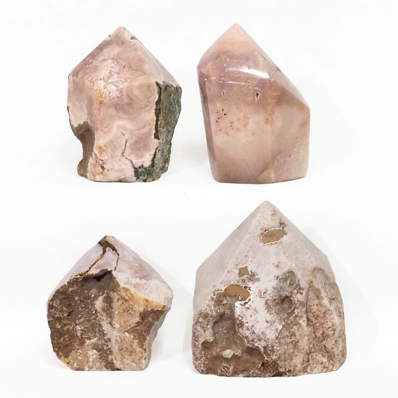1.33kg Natural Pink Amethyst Terminated Point Set 4 DS1810 5 Natural Pink Amethyst Terminated Point Set 4 DS1810 | Himalayan Salt Factory