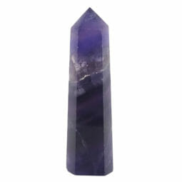 Natural Purple Fluorite Terminated Point DS1763 | Himalayan Salt Factory