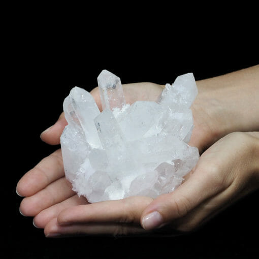 0.56kg Clear Quartz Crystal Cluster DK512 | Himalayan Salt Factory