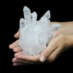 0.65kg Clear Quartz Crystal Cluster DK514 | Himalayan Salt Factory