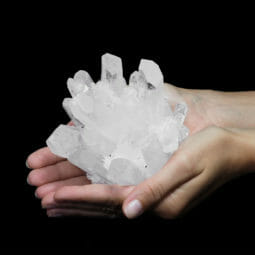 0.65kg Clear Quartz Crystal Cluster DK515 | Himalayan Salt Factory