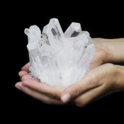0.70kg Clear Quartz Crystal Cluster DK517 | Himalayan Salt Factory