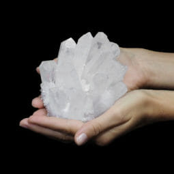 0.79kg Clear Quartz Crystal Cluster DK518 | Himalayan Salt Factory