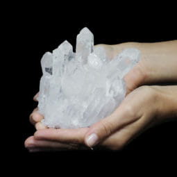 0.75kg Clear Quartz Crystal Cluster DK522 | Himalayan Salt Factory