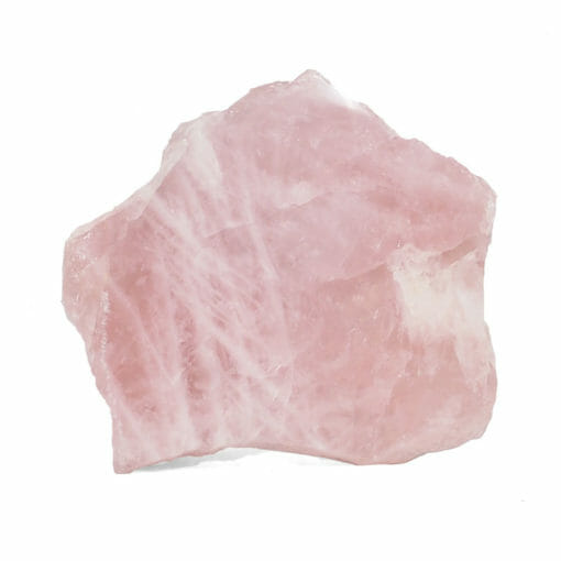 1.24kg Natural Rose Quartz Polished Slab Plate J1834 | Himalayan Salt Factory